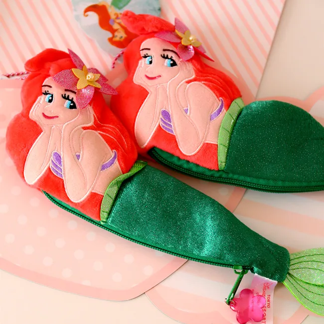 Мультяшный милый каваи маленькая Русалочка Ариэль принцесса кошелек плюшевая