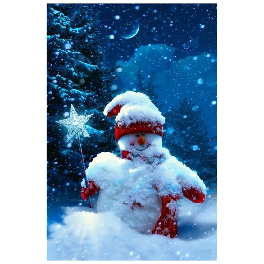 Виниловый 3x5ft Xmas фон для фотосъемки Студия фото реквизит фон, яркий снеговик