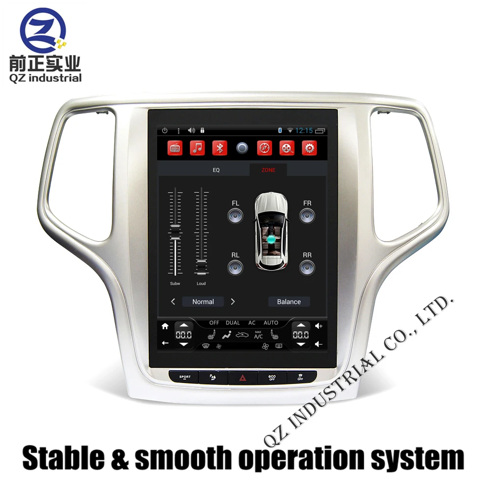 Cheap 10.4" Upright Huge Screen Android 4.4 T3 2G 32G for Jeep grand Cherokee 2015-2017 Car DVD Player with 3G 4G WIFI GPS Map Radio 15