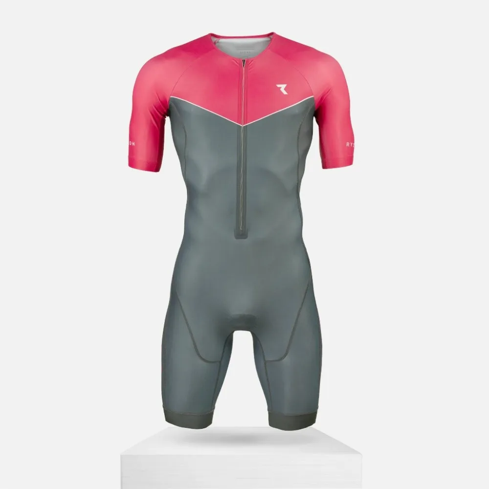 2019 RYZON الصيف الرجال النساء الترياتلون مايوه triatlon الدراجات جيرسي skinsuit ropa ciclismo ركب سباق الدراجة الملابس بذلة