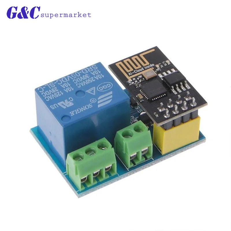 ESP-01S ESP8266 3V 5V WiFi Relay Module Things Smart Home Remote Control Switch Phone APP