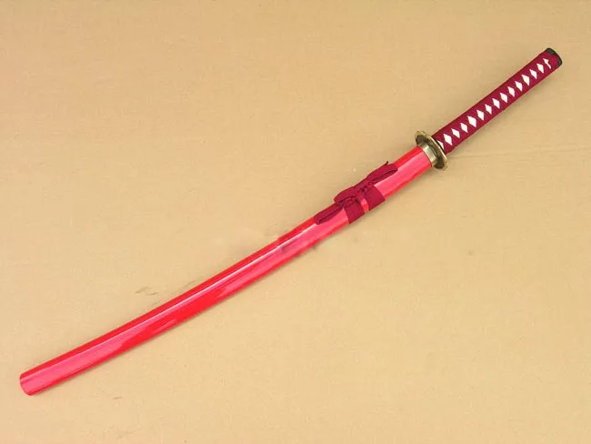 S0452 аниме HAKUOKI HAKUOUKI CHIKAGE KAZAMA SOUJI OKITA TACHI SWORD W/Красный ножной кард 41&quot|sword sword|sword