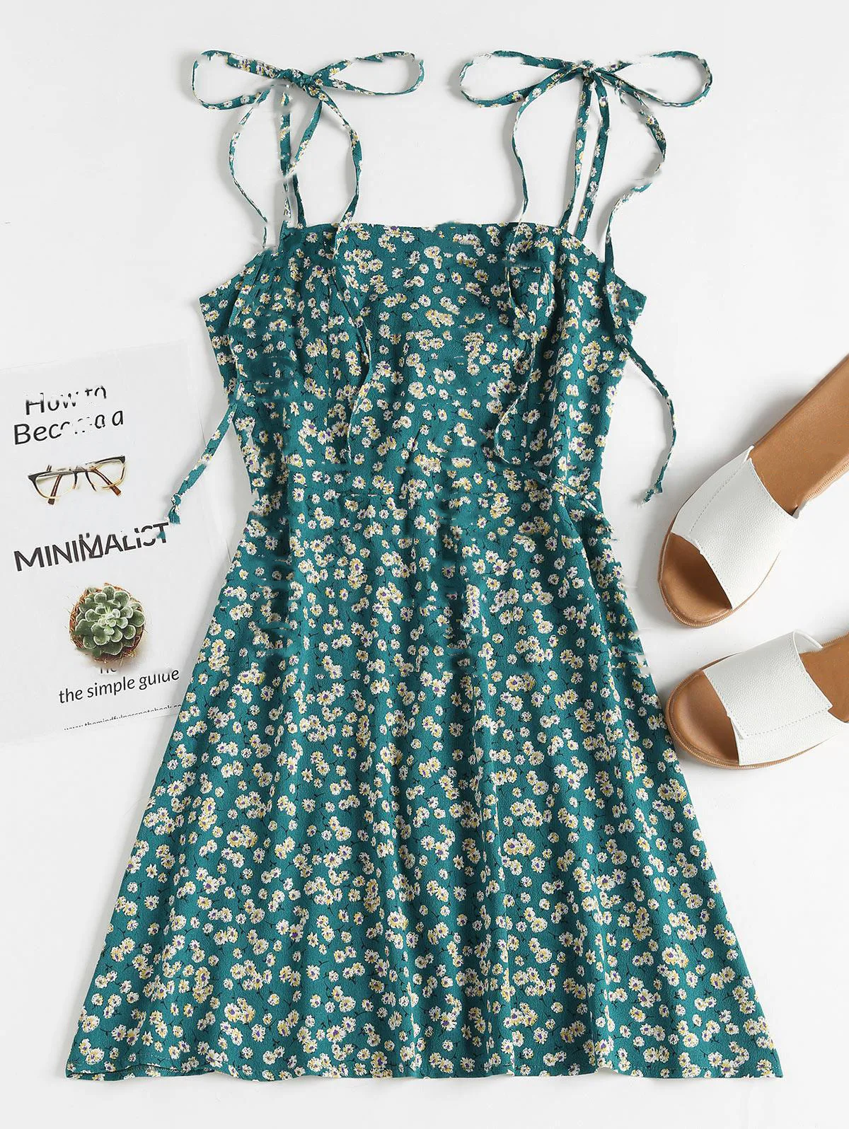 green sun dress