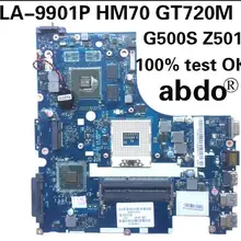 Abdo lenovo la-9901p g500s Z501 Материнская плата ноутбука VILG1/G2 la-9901p HM70 gt720m поддержка Pentium Процессор тест нормально