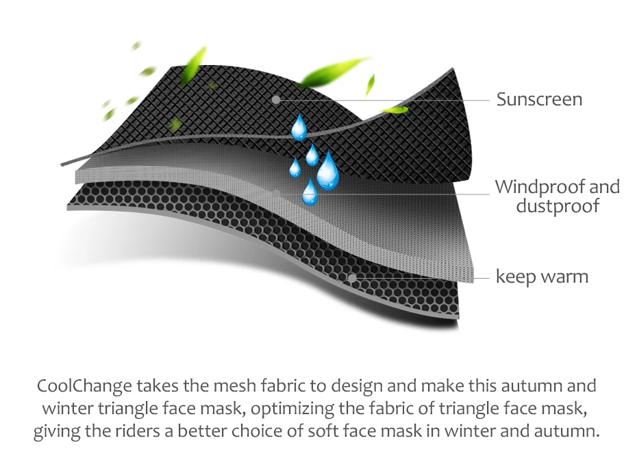 CoolChange маска для велосипеда, теплая, ветрозащитная, Пылезащитная, для улицы, для горного велосипеда, маска для лица для зимнего бега, лыжного спорта, велосипедное снаряжение