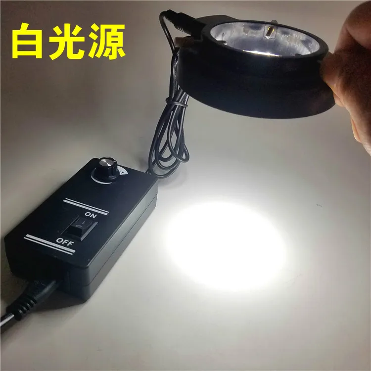  Jewelry Microscope 7X-45X Diamond Setting Microscope with LED Ring Light - 33023205218