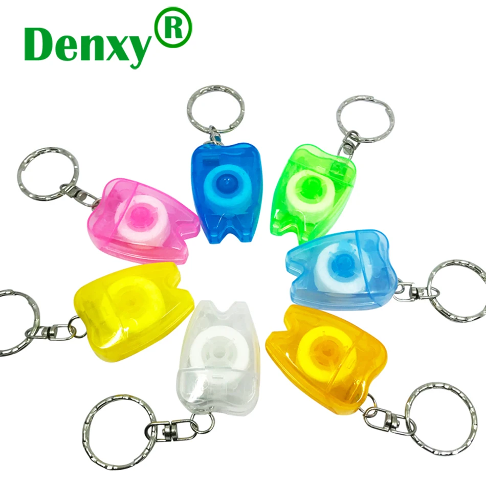 

30pc Dental Floss 15m Dental flosser Oral care Oral hygiene Teeth cleaner Mint flavor Tooth shape many color Orthodontic Bracket