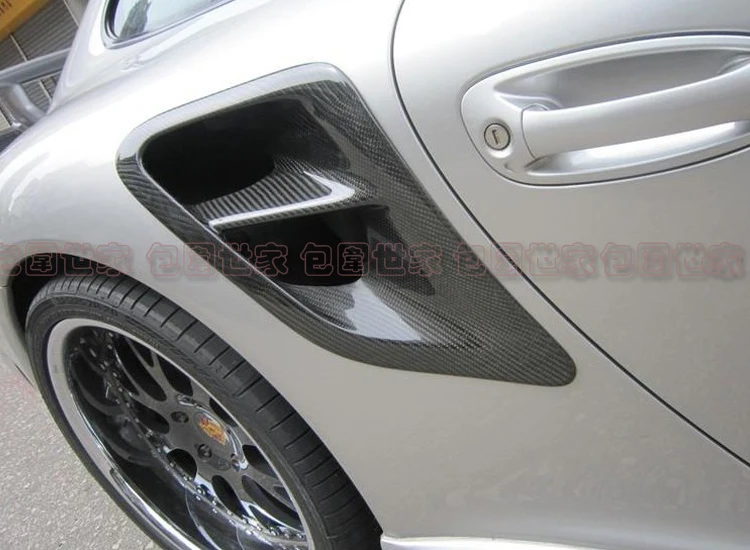 Подходит для Porsche 997 Задняя листовая пластина из углеродного волокна vent 997 Turbo Ccarbon модифицированный tuyere