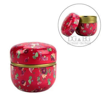

Red Flower Cremation Urns For Pet Ashes Mini Keepsake Iron Urn Funeral Casket Pets Memoria Urne Keepsake Small Urns Ashes Humans