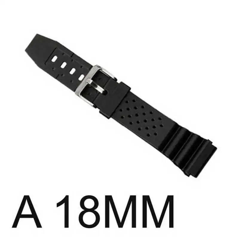 new Silicone band rubber band men sports diving black for CASIO replace electronic watch belt Watch Accessories