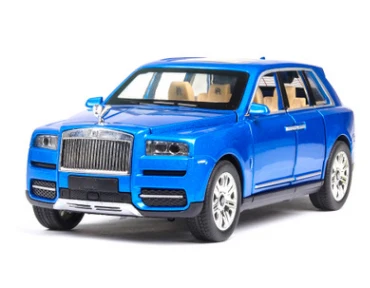 1:24 Rolls-Royce Cullinan, отличное качество, Металлический Игрушечный Автомобиль из сплава, игрушечный автомобиль, игрушечный автомобиль, модель автомобиля, игрушки для детей - Цвет: Синий