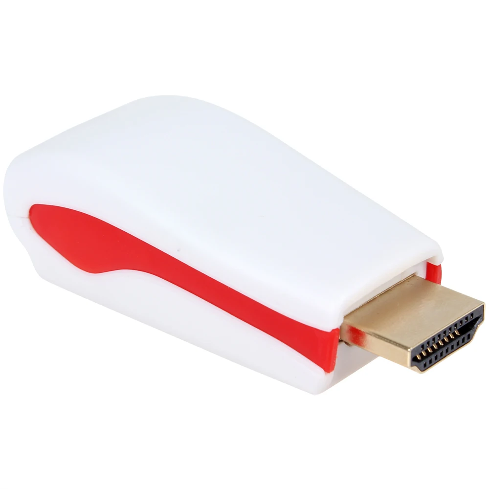 Адаптер hdmi vga HDMI к VGA конвертер мужчин и женщин видео коробка + аудиокабель AV для