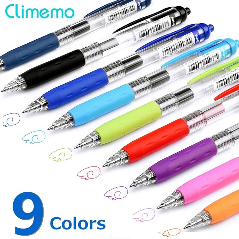 0.5mm Gel Pens For School Office Supplies Kawaii Press Type Multicolor ballpoint pen Cute stationery Writing Store