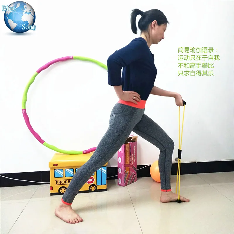 Эластичные ленты для йоги 8 форм 1 шт.|fitness resistance bands|resistance bandspull rope |
