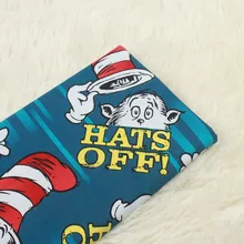 Полметра с рисунком кота хлопок маленькая эластичная ткань ручной работы сделай сам одежда платье Детская одежда A569