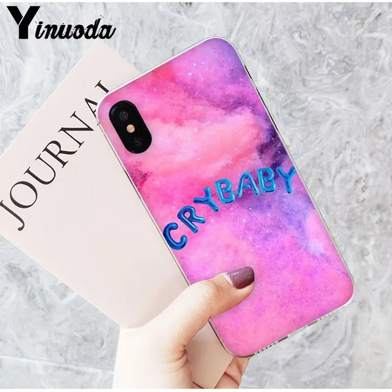 Yinuoda Melanie Martinez Cry baby мягкий силиконовый черный чехол для телефона для iPhone 5 5Sx 6 7 7plus 8 8Plus X XS MAX XR