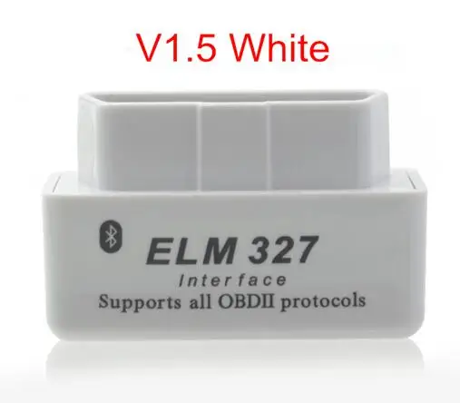 ELM327 USB V1.5 OBD2 автомобильный диагностический интерфейс сканер ELM 327 V 1,5 OBDII разъем автоматический диагностический инструмент ELM327 OBD2 адаптер - Цвет: Белый