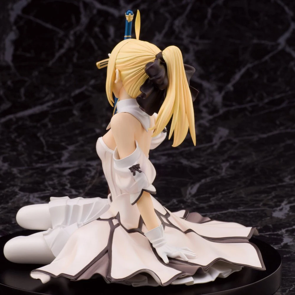 Аниме Fate/stay night Saber Lily фигурка 1/7 ПВХ Сидящая девушка Коллекция Модель Горячая