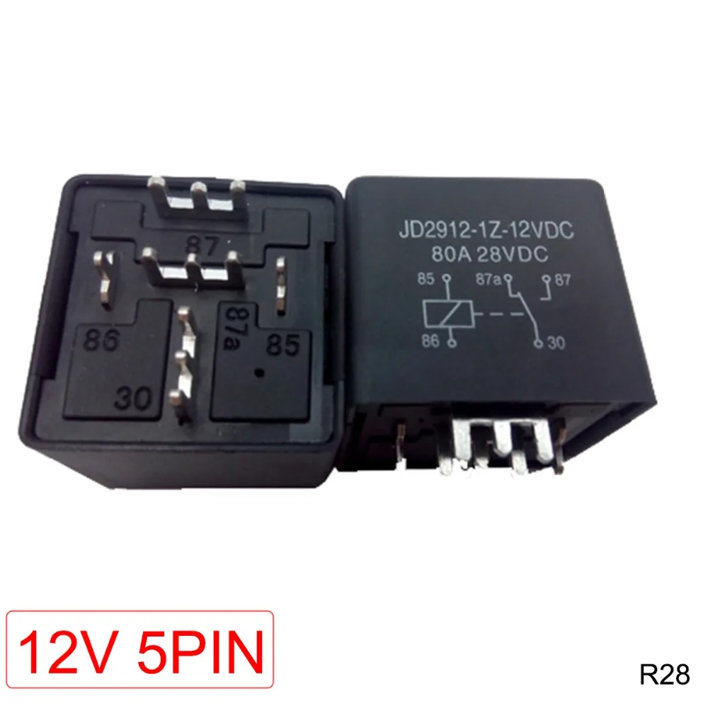 

R07 car control device signal vehicles relays auto parts led blinker relay 24 volt automotive timer relay 80A 4 pin terminals