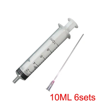 

CEYE 10ML syringe injector for CISS refilling ink with 10cm long blunt needle 6sets