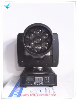 

free shipping 2pcs Mini ZOOM Lyre Wash 7x12w Moving Head Light Beam RGBW 4IN1 Sound Active Stage DJ Disco Wedding Party Lights