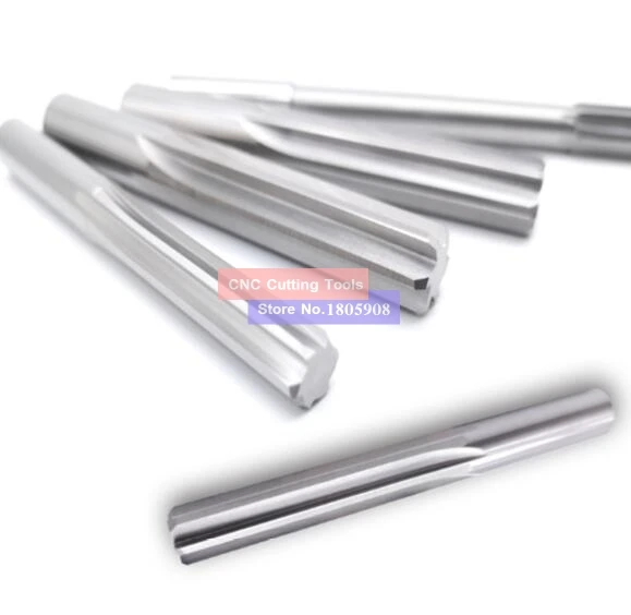 1PCS Solid Carbide Chucking Machine Reamer (2mm/3mm/4mm/5mm/6mm/7mm/8mm/9mm/10mm/11mm/12mm/13mm/14mm/16mm H7 Straight Flute K10 5