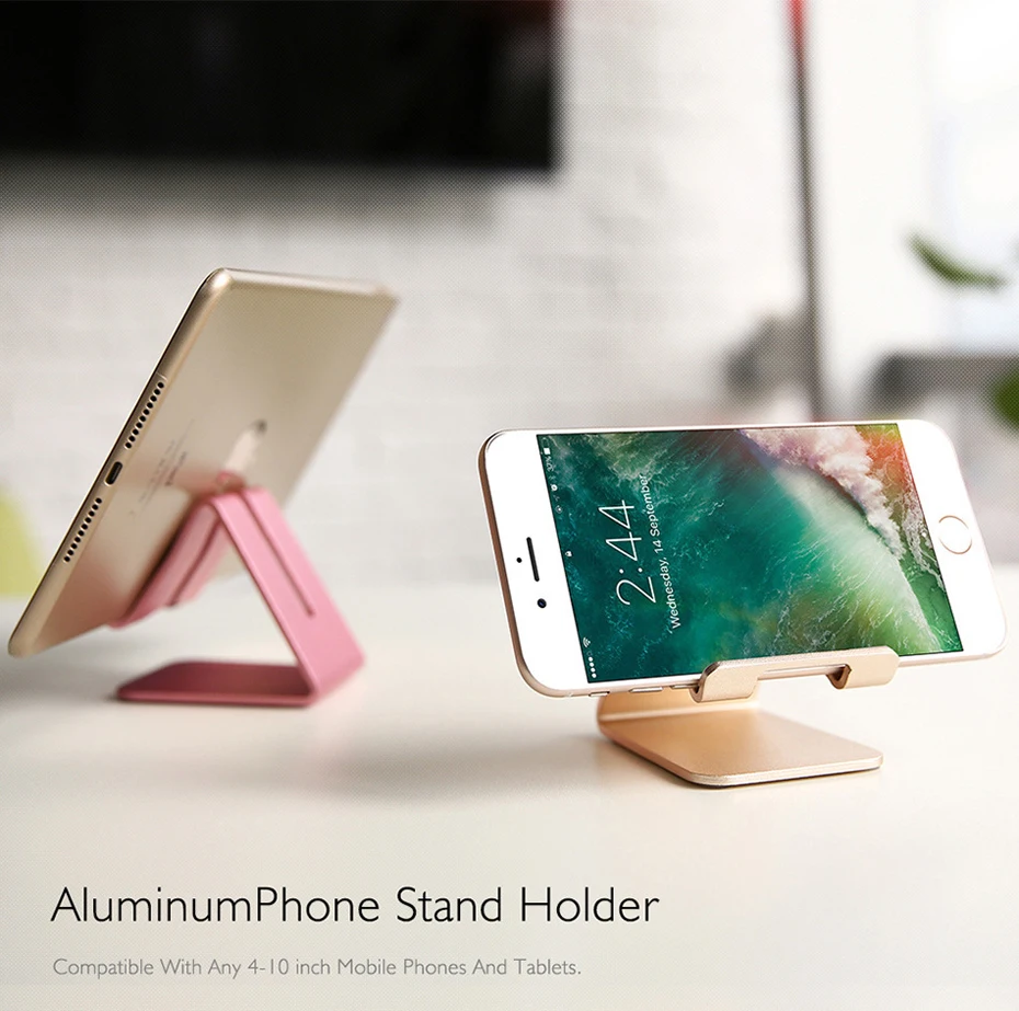 Портативный алюминиевый корпус для телефона планшет настольная подставка для iPhone samsung Xiaomi универсальный держатель Поддержка Hands Free