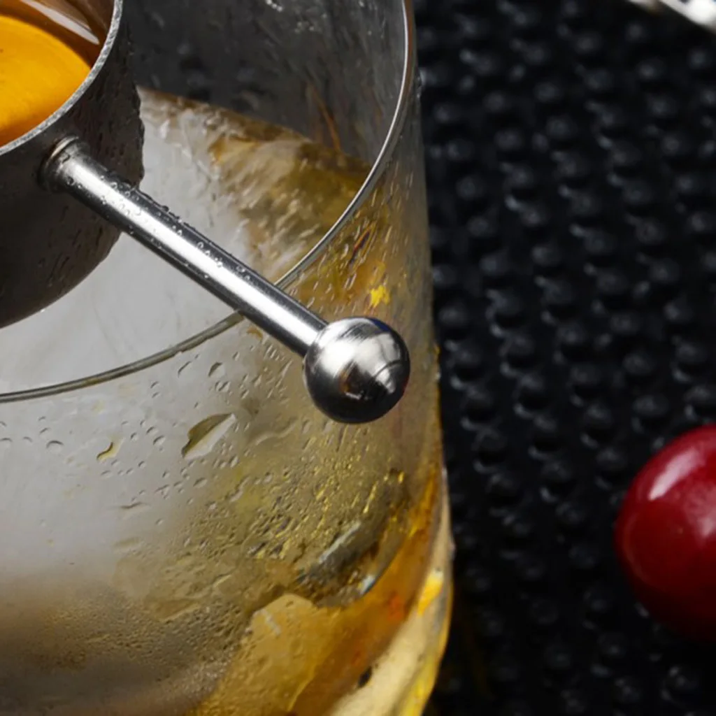 MagiDeal 30ml Blender Cup Cocktail Whiskey Mixing Cup Stainless Steel Mixing Cups for home bar coffee shops Bar Accessories