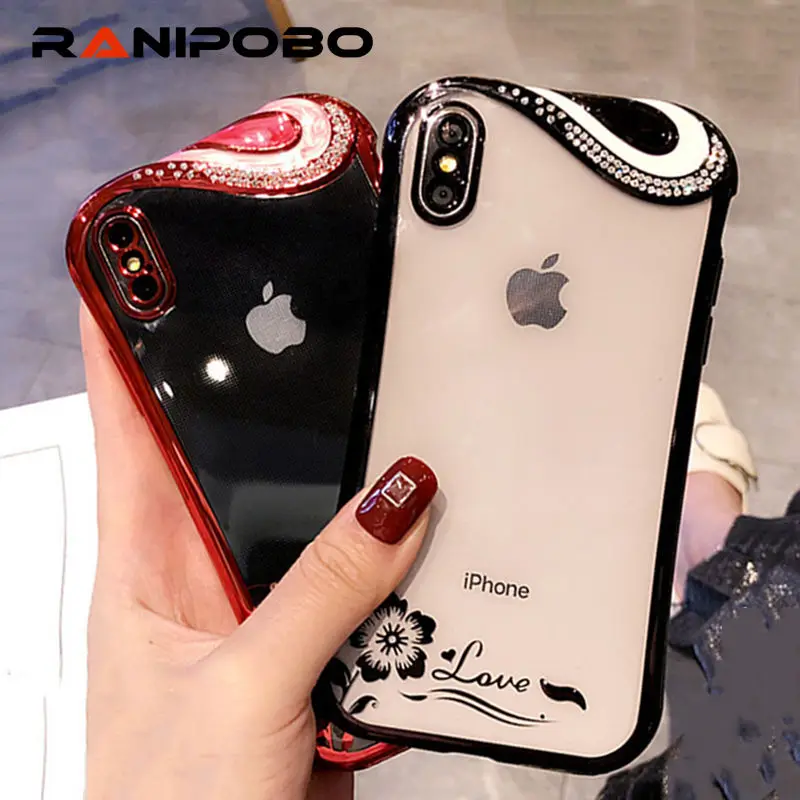 

Phone Case for iPhone 6 6S Case Silicon Bling Glitter Crystal Sequins Soft TPU Cover Fundas for iPhone X 8 8Plus 7Plus 6S 6Plus