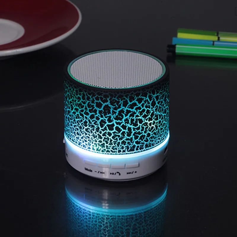 A9 Новый мини Беспроводной Bluetooth U диск Динамик с светодиодный Hands free TF карты