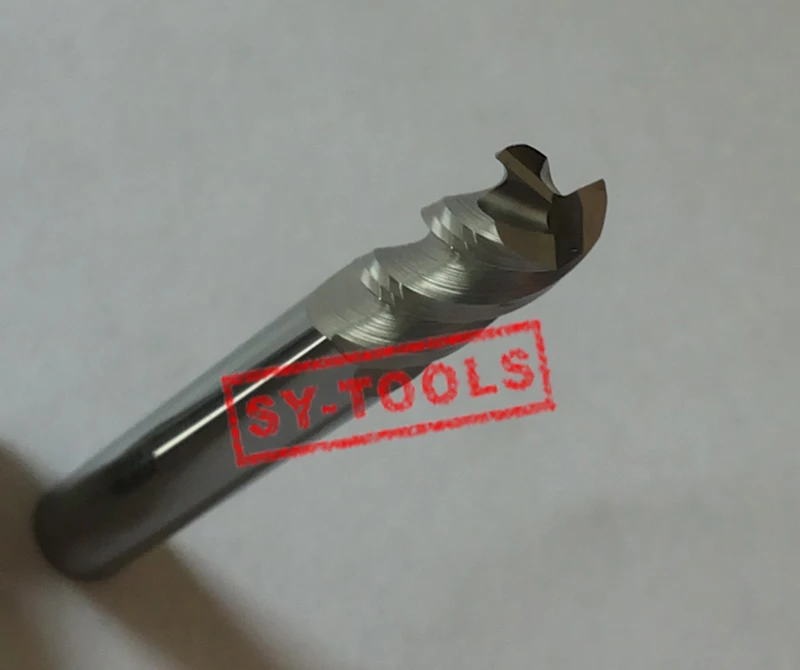 

HRC50 10mm D10*45*D10*150mm 3 Flutes Aluminum Cutting Carbide End Mills