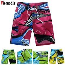 Новое поступление, повседневные быстросохнущие пляжные шорты, Необычные эластичные шорты, большие размеры 6XL, мужские пляжные шорты, пляжные шорты