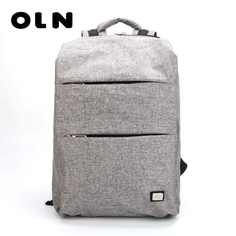 

OLN 2018 New Men Backpack For 15.6 inches Laptop Backpack Large Capacity Stundet Backpack Casual Style Bag Water Repellent