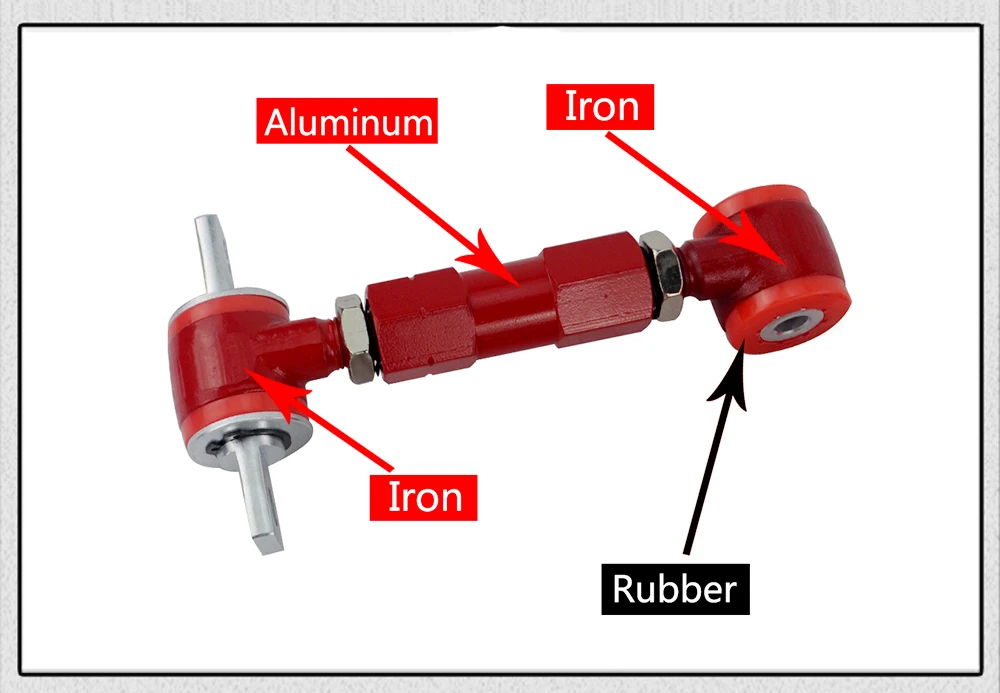 PQY-Racing регулируемый задний развал ARM Kit для 88-01 Honda CIVIC Integra del Sol Acura Integra PQY9852