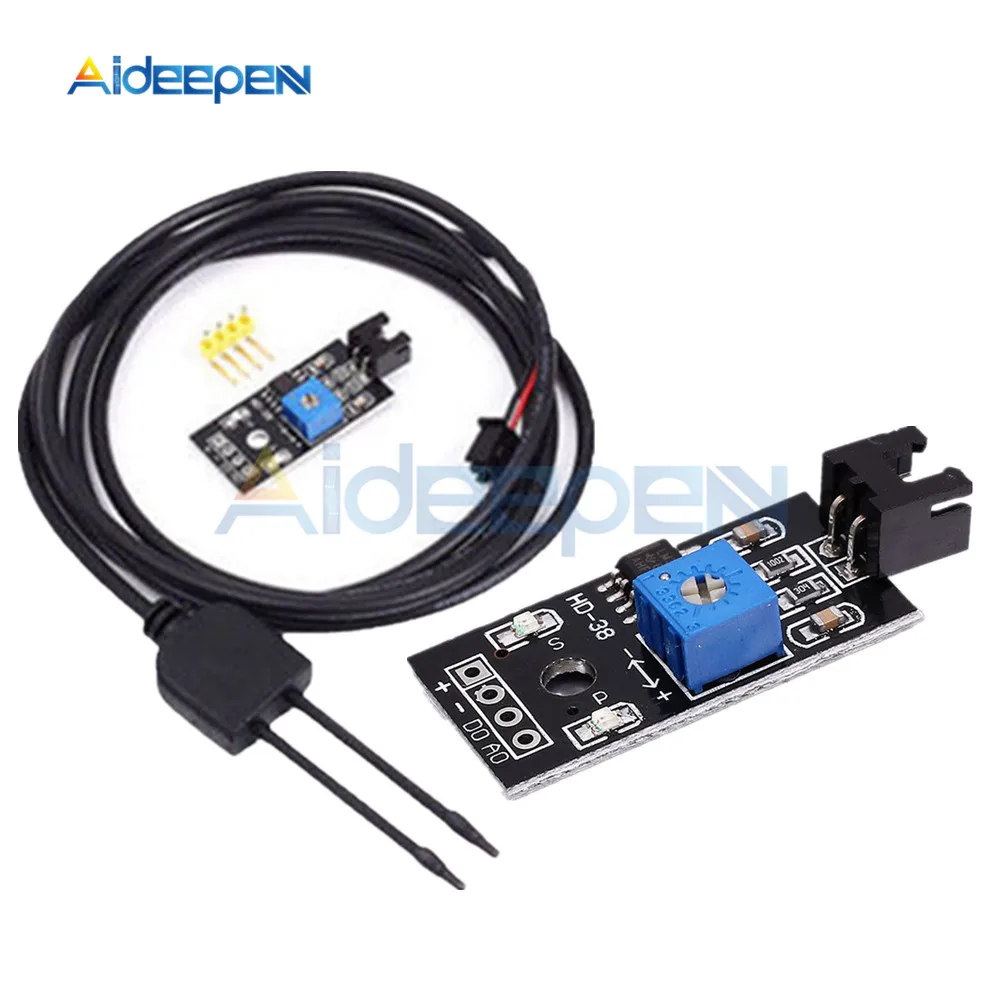 

New Arrival Soil Humidity Hygrometer Tester Moisture Detector Detection Sensor Module Board with Wire for Arduino