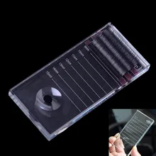 Длина посадки ресниц прозрачный кристалл клей Подушка стекло держатель глаз ресницы дифференциатор стенд Pad