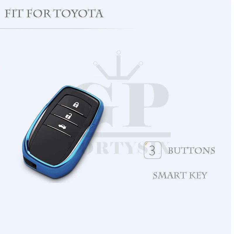 GPFORTYSIX TPU crystal слезы чехол для дистанционного ключа от машины Обложка Toyota Chr C hr Land