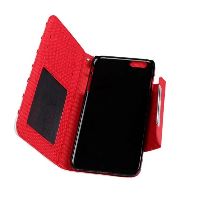 iPhone 6 Polka Dots 2 in 1 Wallet Case (10)