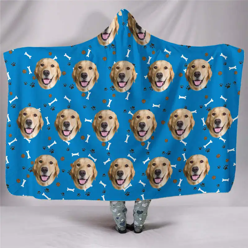 Custom-blanket-puppy-face-photo-blue