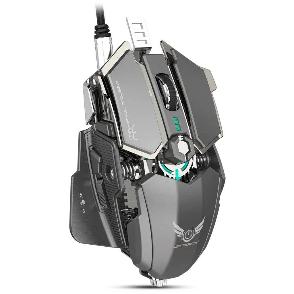 ZGPAX gaming mouse Professional 4000DPI Ergonomics Vertical Gaming Wired Mouse USB Wired 10 Programmable Buttons for PC Lapt z70 ZGPAX gaming mouse Professional 4000DPI Ergonomics Vertical Gaming Wired Mouse USB Wired 10 Programmable Buttons for PC Lapt z70
