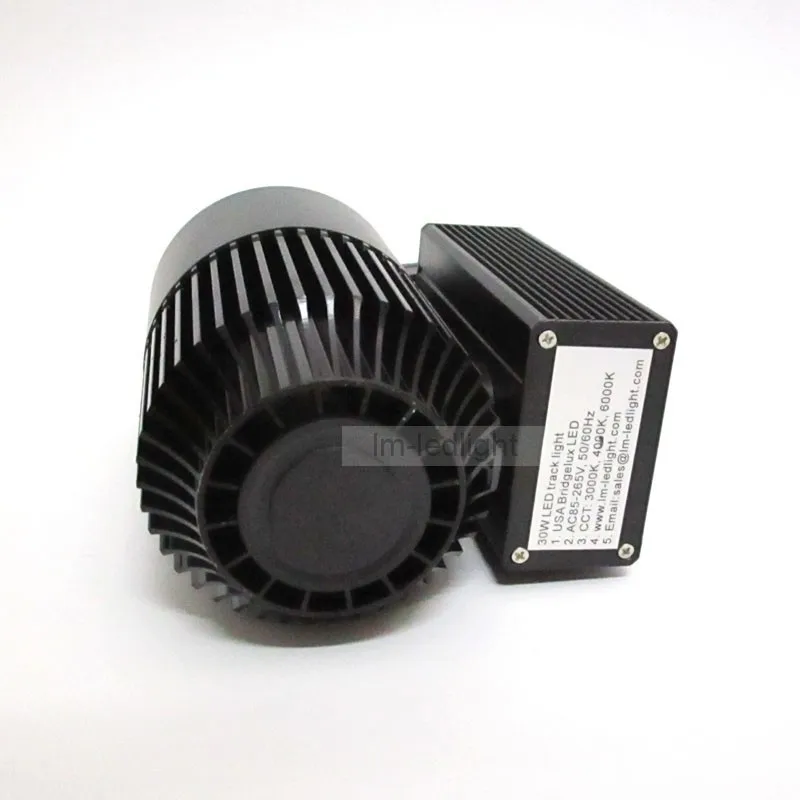 30w 4 wire track lighting black (5)