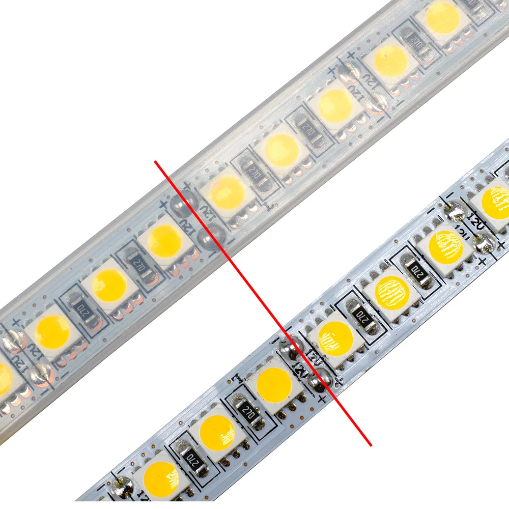 5 м 600 LED 5050 sttrip LED 12 В гибкие светодиодные Клейкие ленты Light 120 LED/м, белый свет/теплый белый/RGB