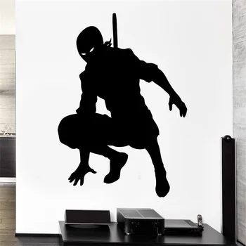 

Wall Decal Japan Samurai Ninja Shadow Warrior Fighter Mural Vinyl Decal