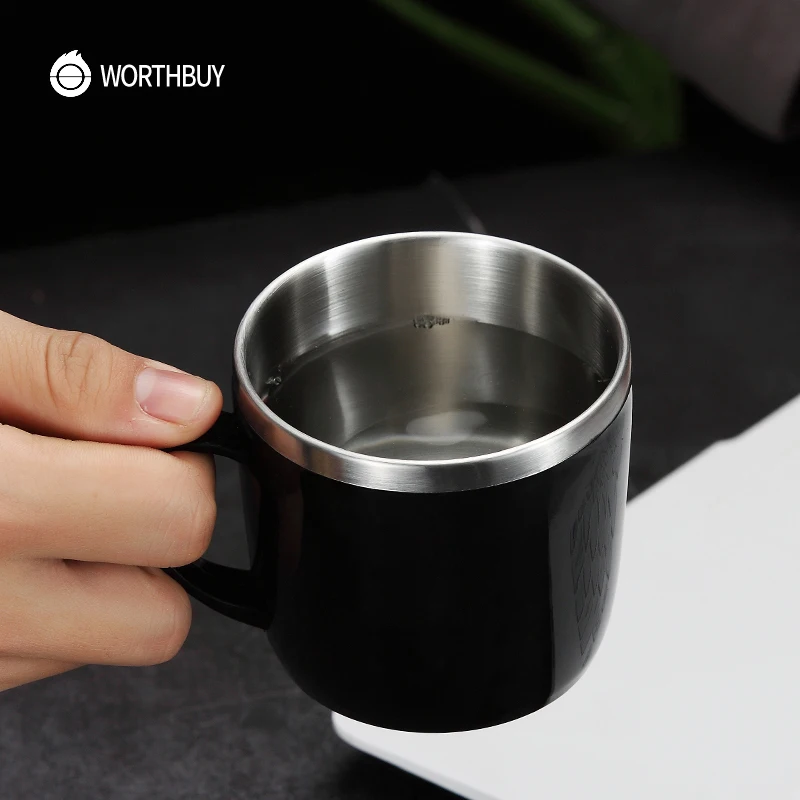 WORTHBUY креативная Детская кружка для воды 304 чая и кофе из нержавеющей стали детей с