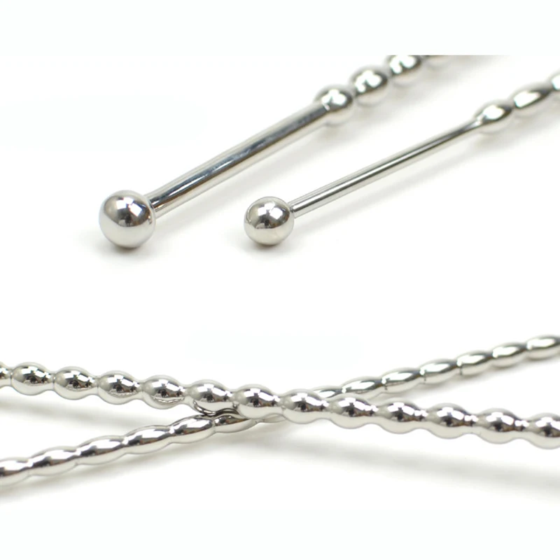 Stainless Steel Urethral Sound Dilators Sounding Penis Plug Urethral Beads Sex Toys For Men Catheters Plug Penis Insert urethral dilator silicone urethral dilator