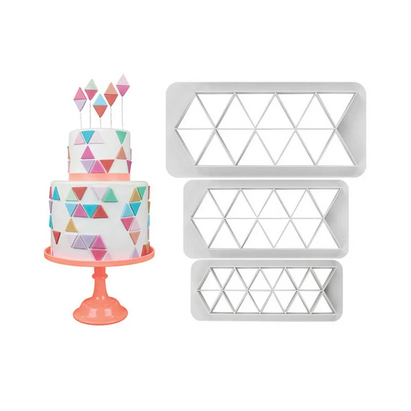 3 шт. форма для выпечки тортов DIY печенья Fondant (сахарная) Декоративные пресс формы s