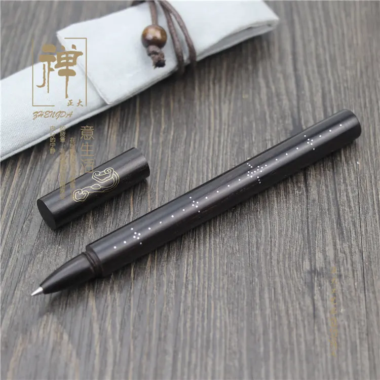 

Neutral pen pen ingenuity Wenwan agreeable sandalwood water pen high-grade commercial wood pen gift