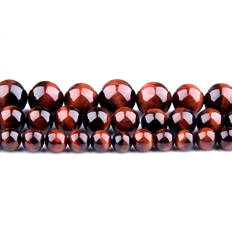 AA+ натуральный красный тигровый глаз бусы из драгоценных камней круглые бусины 4 6 8 10 12 мм DIY для изготовления ювелирных изделий браслет ожерелье Подарки