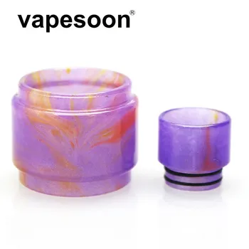 

VapeSoon Replacement Resin Tube With 810 Drip Tip For Resa Prince Atomizer TANK 4 colors