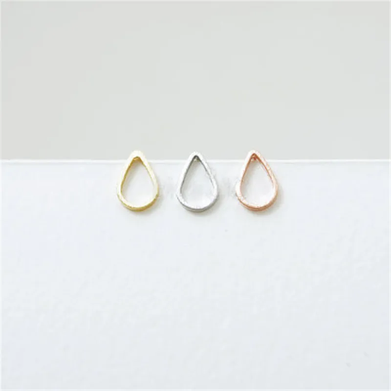 Модные капли воды в форме серьги-гвоздики, форма оправы серьги-капельки